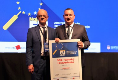 PRIZNANJE ZA PROJEKT AGENCIJE ZADRA NOVA I ZADARSKE ŽUPANIJE: Projekt &bdquo;SOS &ndash; surađuj i ostvari sebe&ldquo; progla&scaron;en najboljim EU projektom