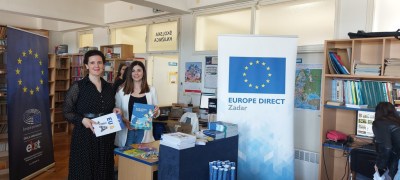 EUROPE DIRECT Zadar sudjelovao na Danu otvorenih vrata Ekonomsko-birotehničke i trgovačke &scaron;kole Zadar