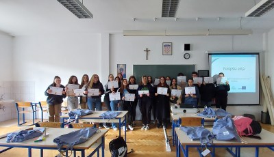 EUROPE DIRECT Zadar posjetio Poljoprivrednu, prehrambenu i veterinarsku &scaron;kolu Stanka Ožanića Zadar