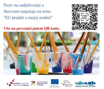 Poziv na sudjelovanje u likovnom natječaju na temu "EU projekt u mojoj sredini"