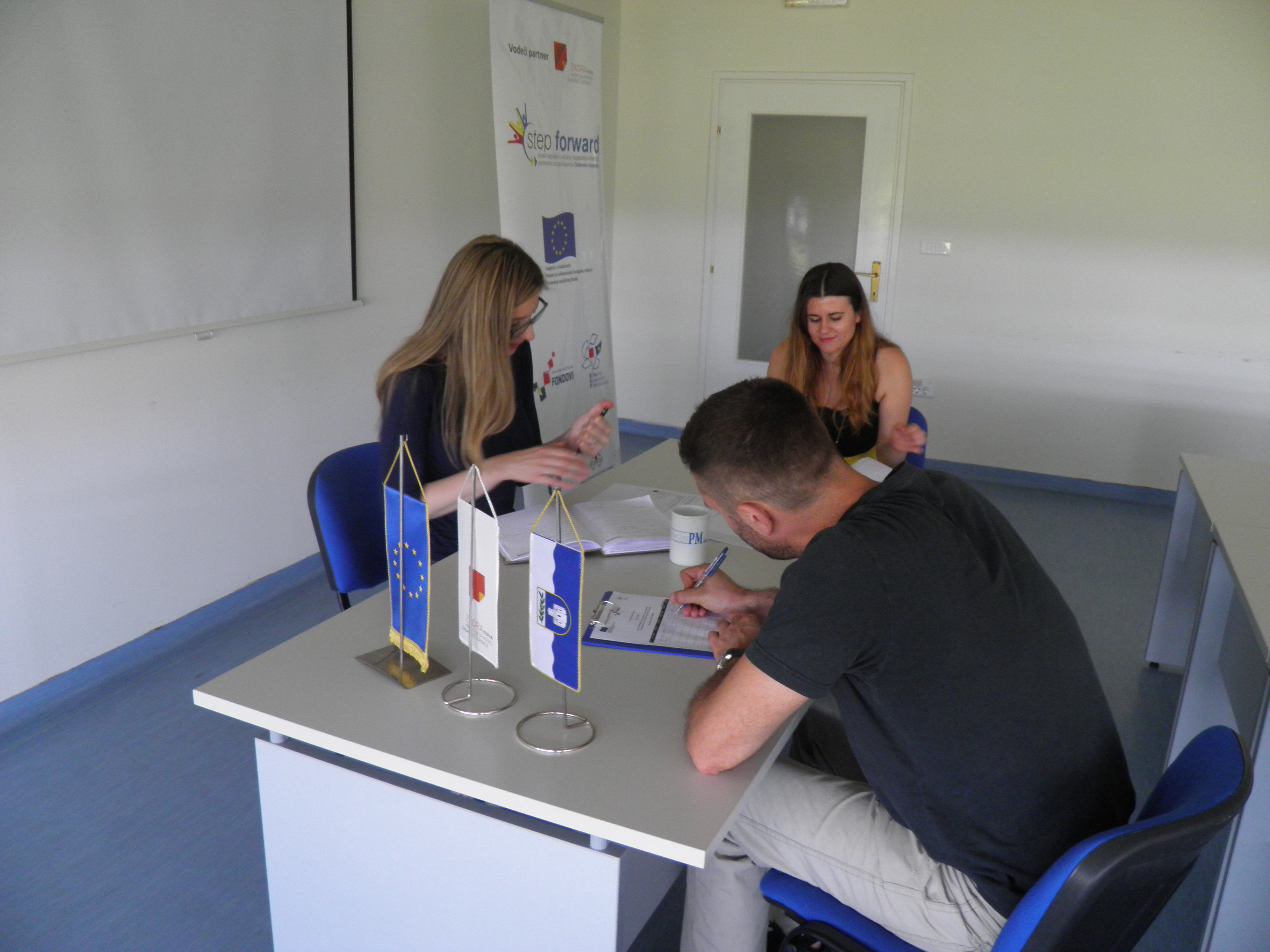 Održan 3.sastanak projektnog tima projekta &ldquo;STEP FORWARD &ndash; Korak naprijed u jačanju kapaciteta Lokalnog partnerstva za zapo&scaron;ljavanje Zadarske županije&rdquo;